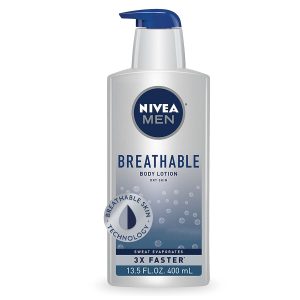 Nivea Men Breathable 48 Hour Hydrating Lotion,  13.5 Fl Oz
