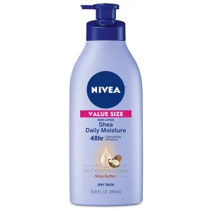 NIVEA Shea Nourish Body Lotion with Shea Butter, 33.8 Fl Oz