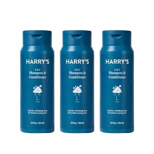 Harry's Men's 2 in 1 Shampoo and Conditioner for All Hair Types | Gentle & Refreshing | 14 Fl Oz