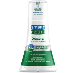 SmartMouth The Original Activated Dual-Solution Breath Rinse Mouthwash, Fresh Mint, 16 fl oz